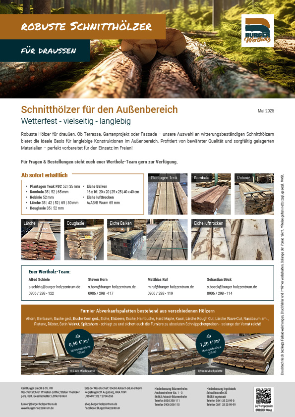 2025-03-24 Neueingänge Furnier_Intranet & HP